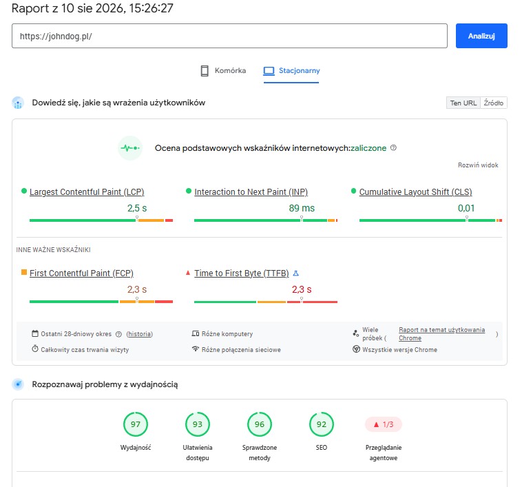 PageSpeed, komputer